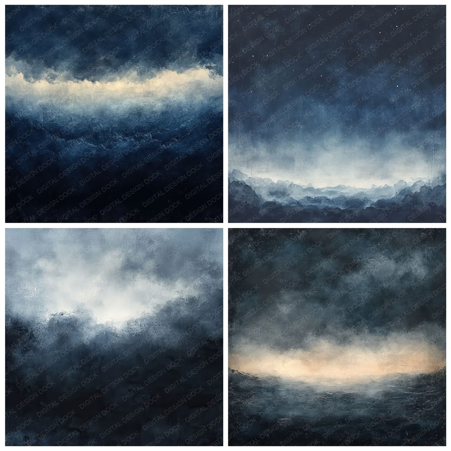 Storm Cloud Horizon Digital Paper Pack (DDD003867)