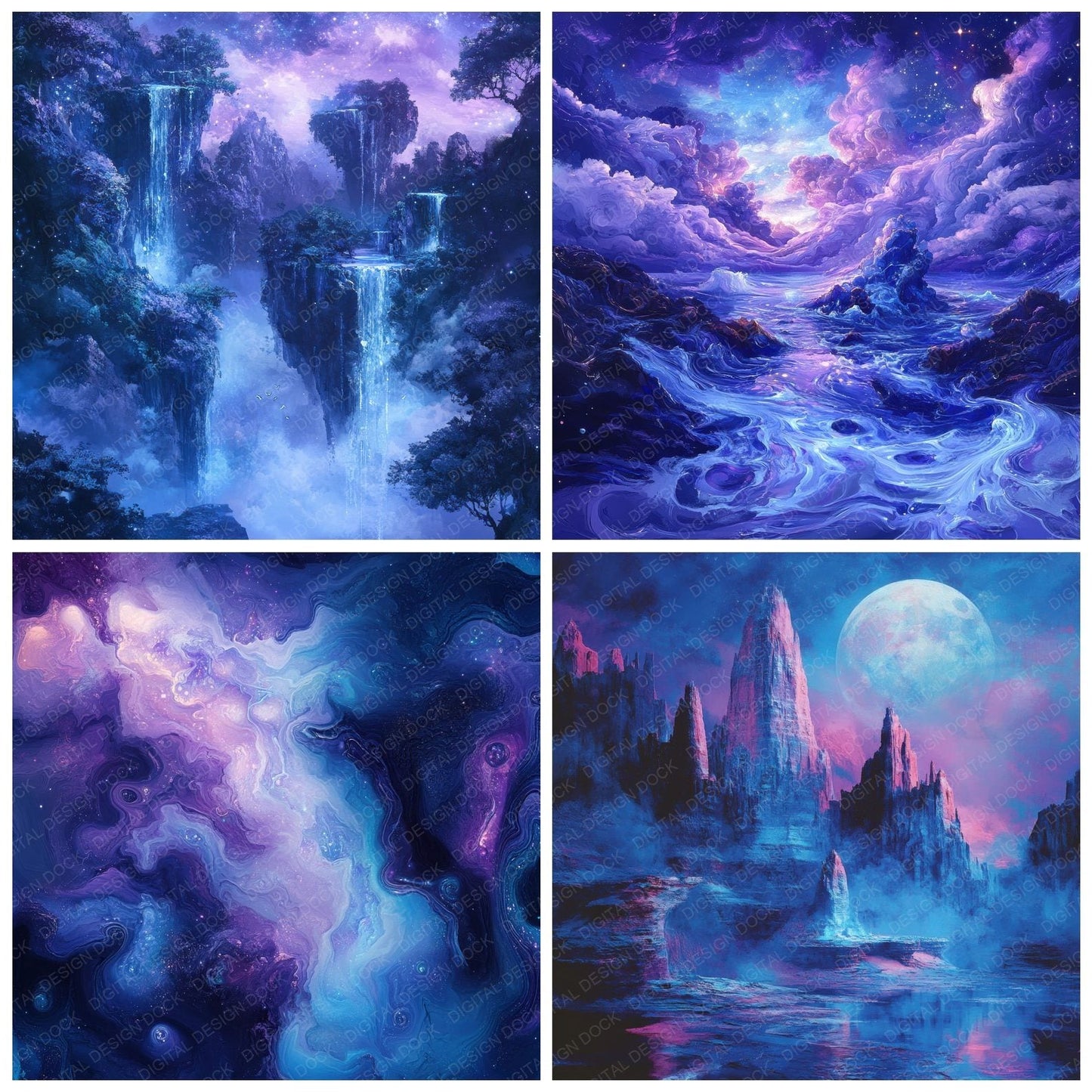 Surreal Dreamscape Digital Paper Pack (DDD003917)