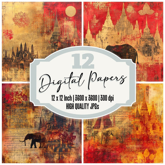 Thailand Spirit Digital Paper Pack (DDD003994)