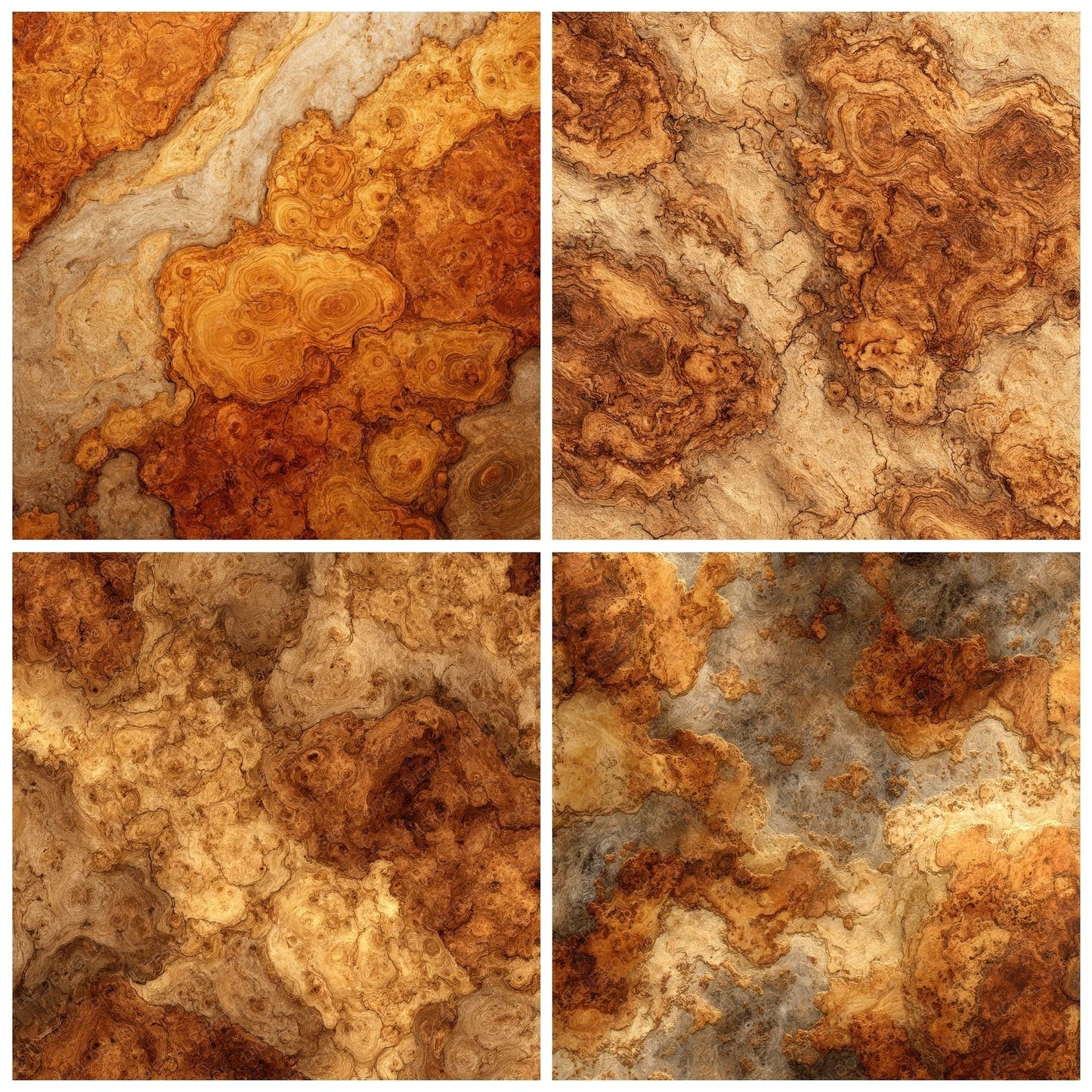 Thuya Amber Clustered Grain Digital Paper Pack (DDD004007)