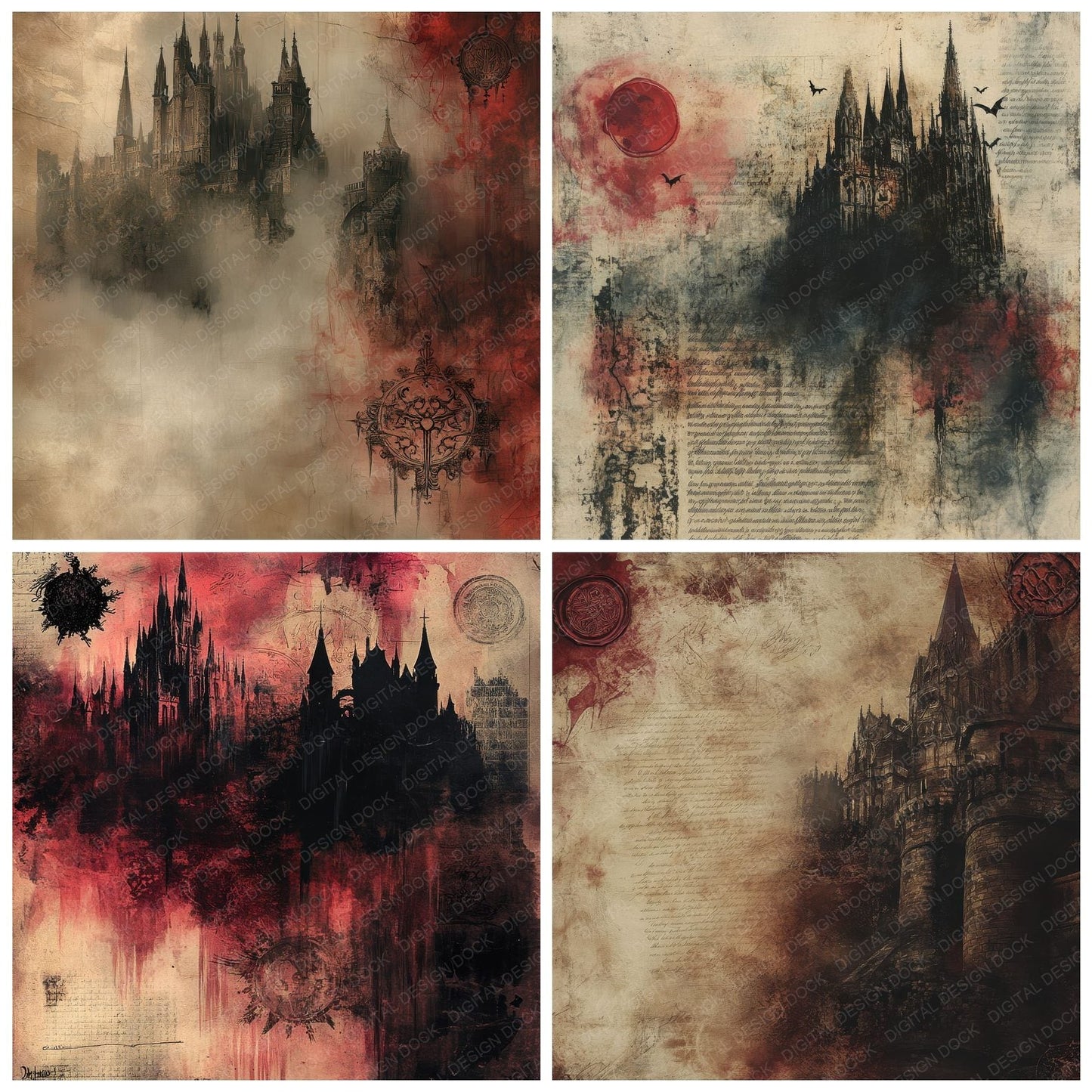 Transylvania Gothic Digital Paper Pack (DDD004050)