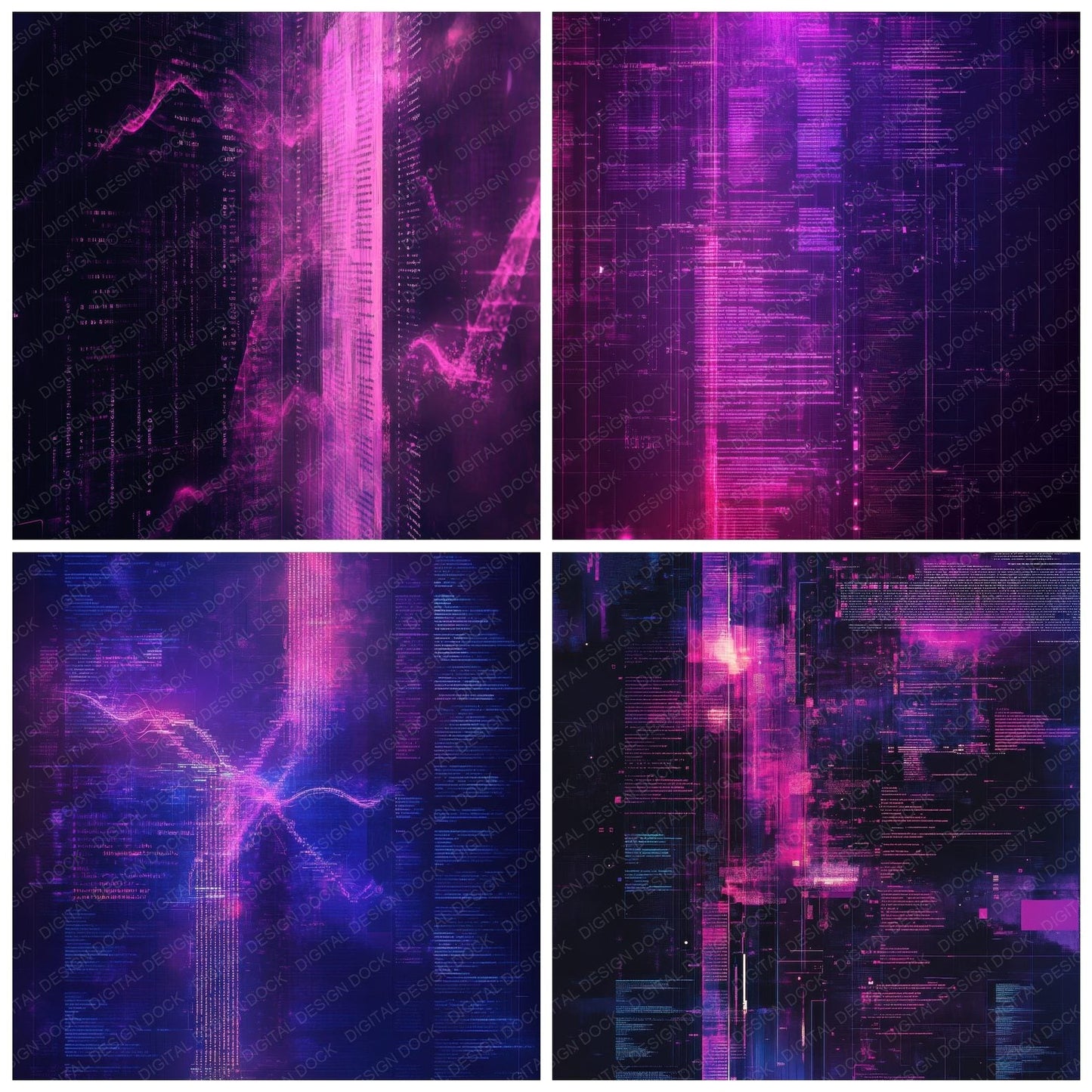 UV Code Sequence Digital Paper Pack (DDD004130)