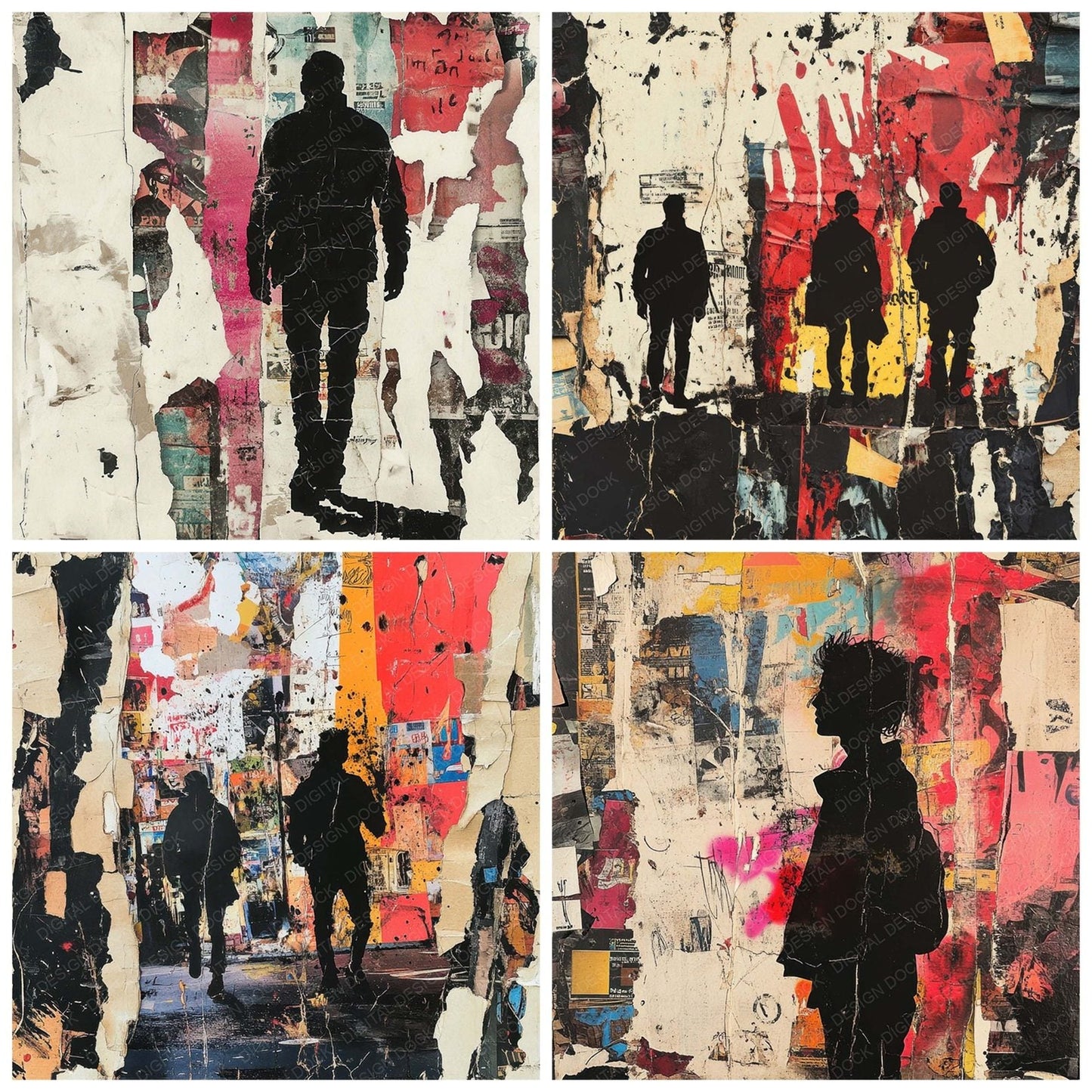 Urban Riot Paste Digital Paper Pack (DDD004131)