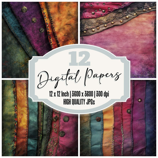 Velvet and Satin Digital Paper Digital Paper Pack (DDD004151)