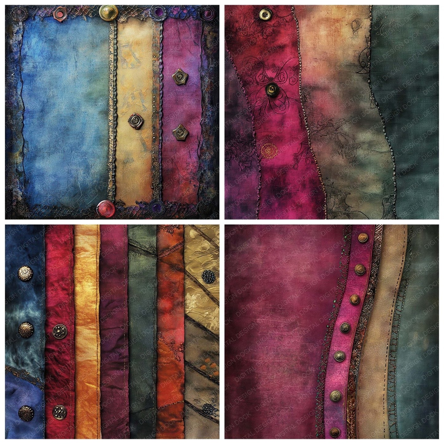 Velvet and Satin Digital Paper Digital Paper Pack (DDD004151)