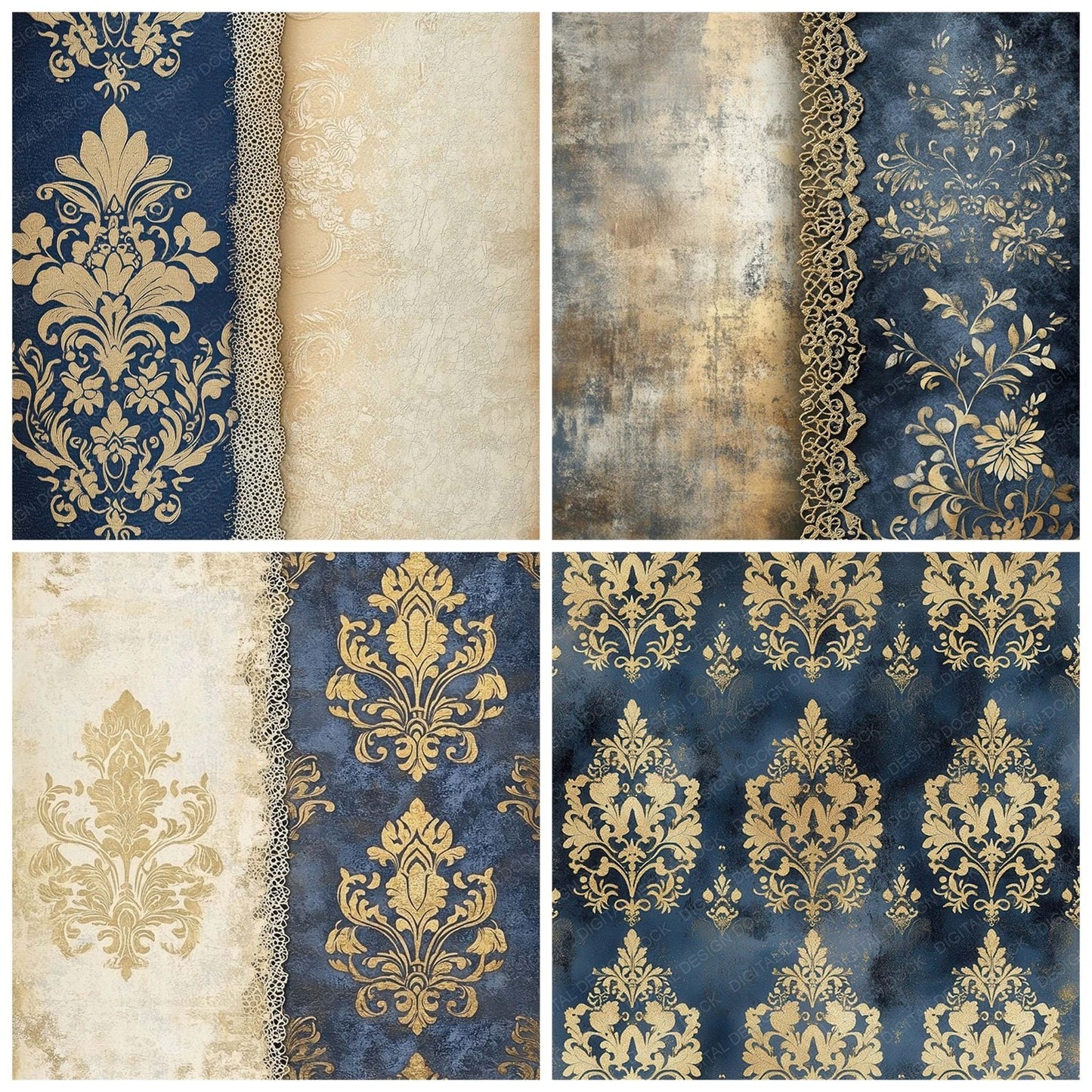 Victorian Filigree Digital Paper Pack (DDD004215)