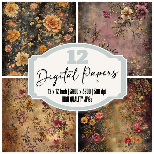 Victorian Tapestry Digital Paper Pack (DDD004217)