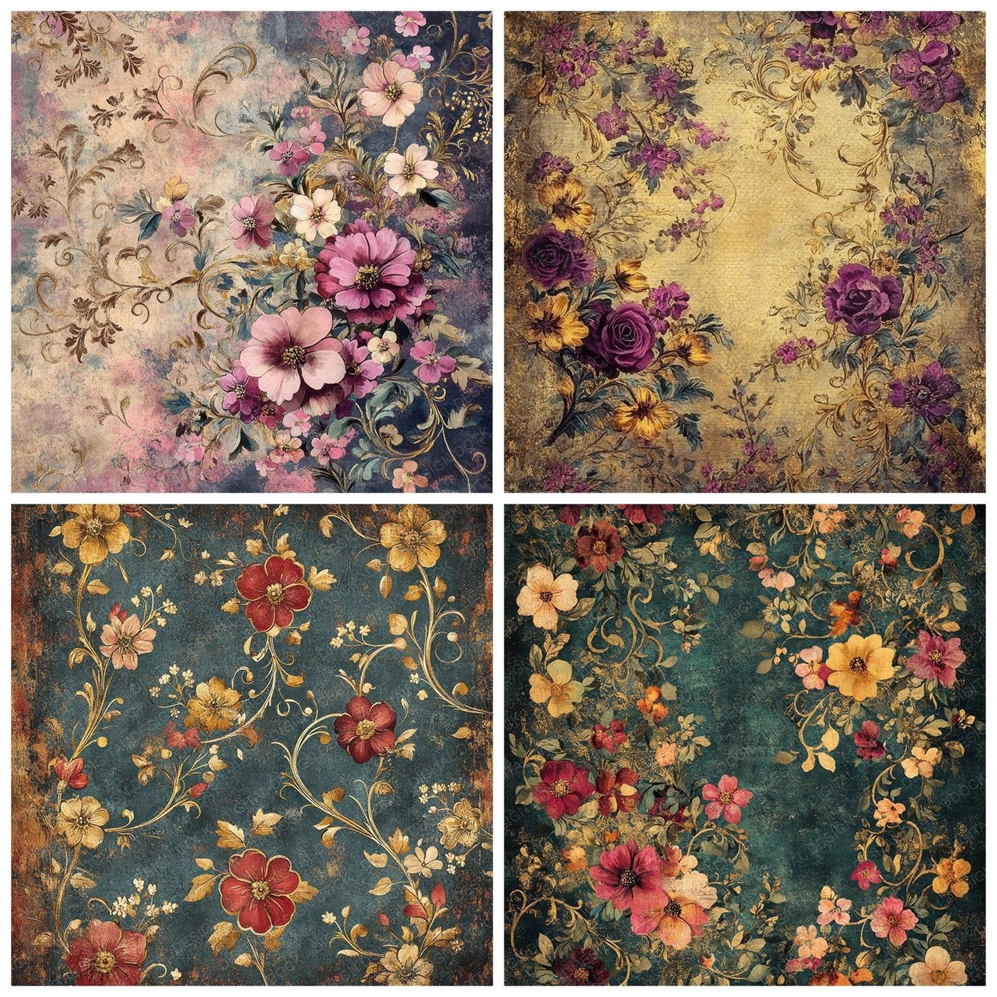 Victorian Tapestry Digital Paper Pack (DDD004217)