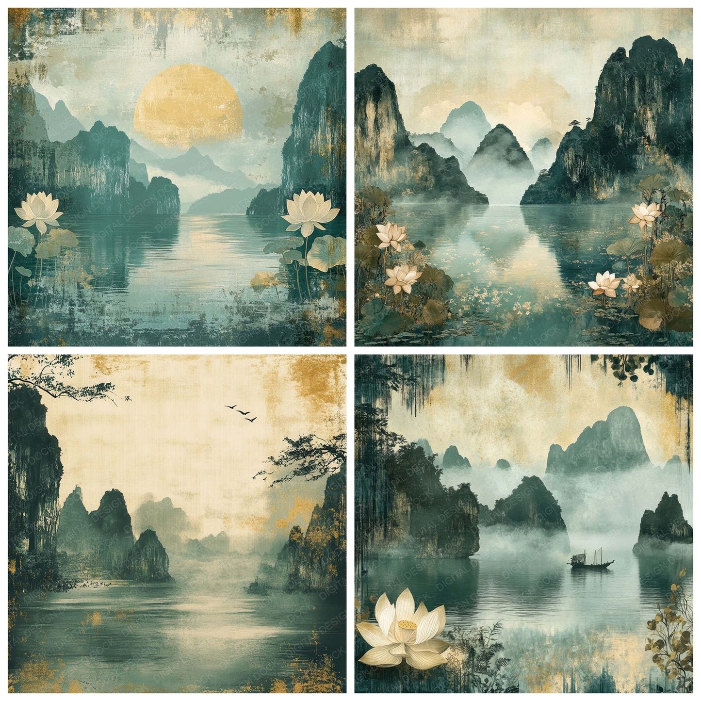 Vietnam Serenity Digital Paper Pack (DDD004218)