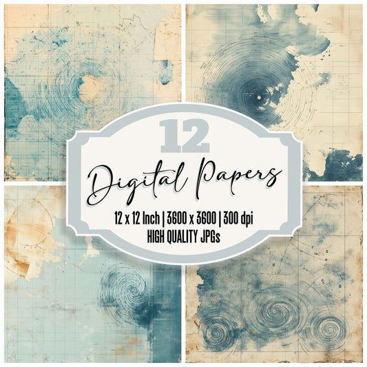 Weather Spiral Data Digital Paper Pack (DDD004382)