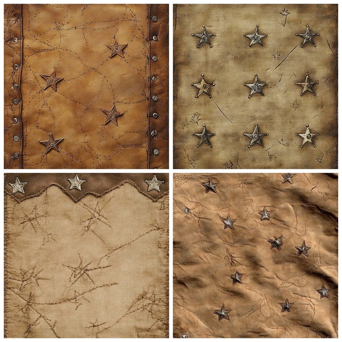 Wild West Suede Background Digital Paper Pack (DDD004418)