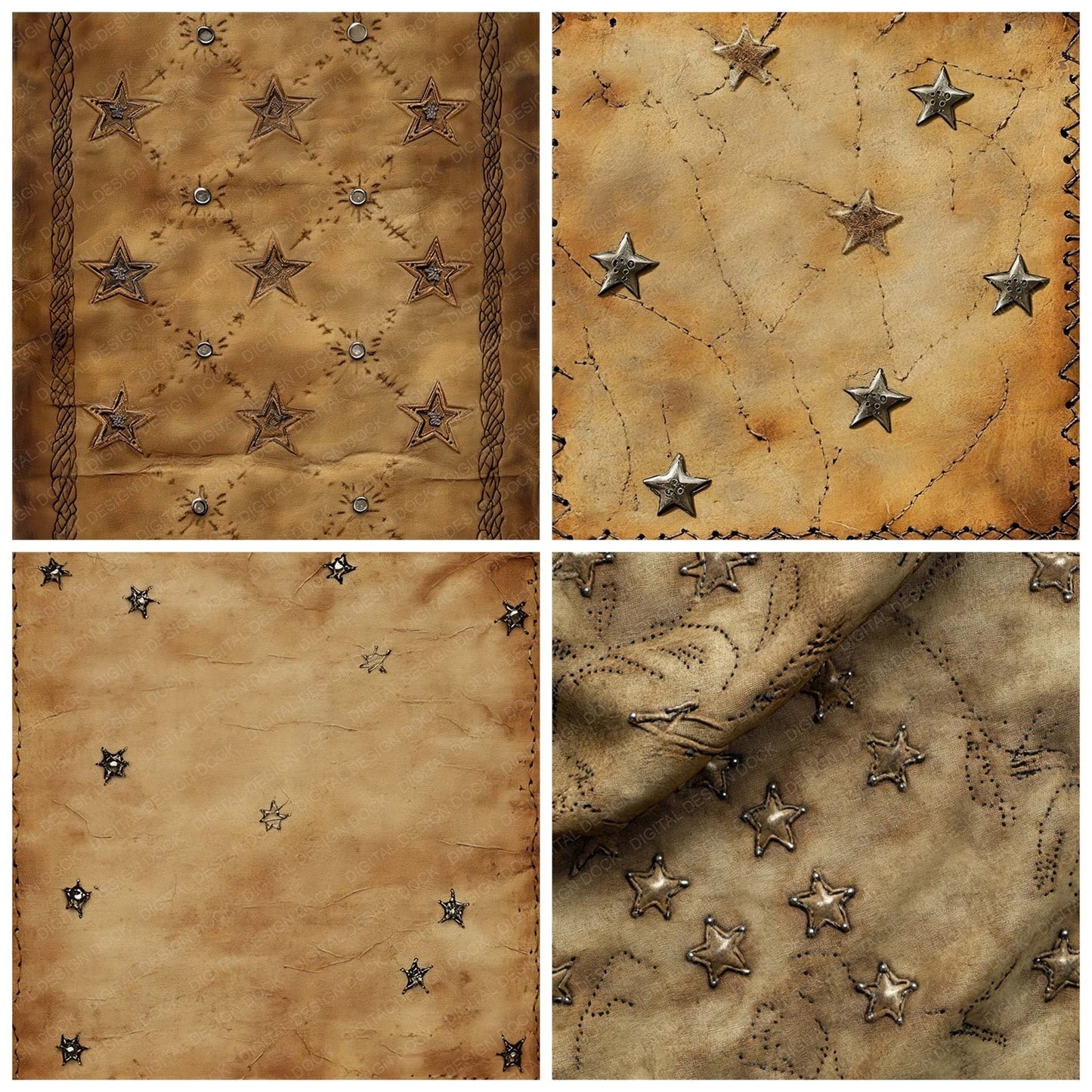 Wild West Suede Background Digital Paper Pack (DDD004418)