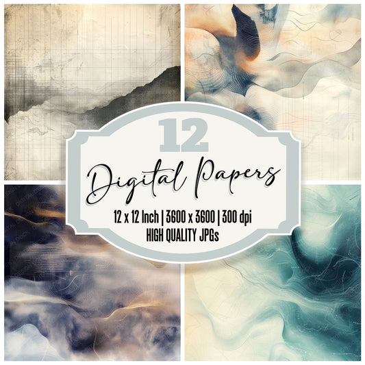 Wind Arrow Topo Digital Paper Pack (DDD004431)