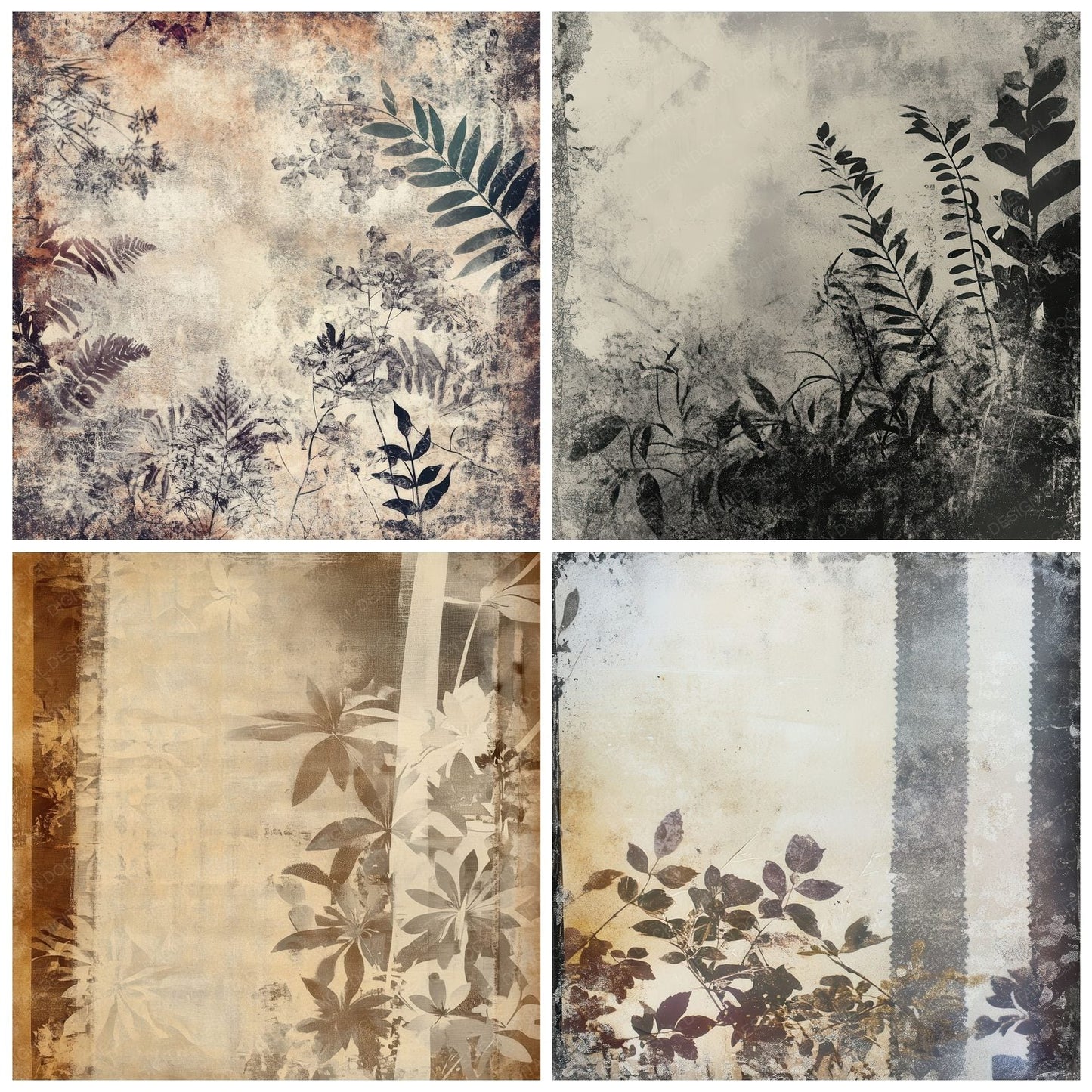 Worn Film Negative Background Digital Paper Pack (DDD004471)