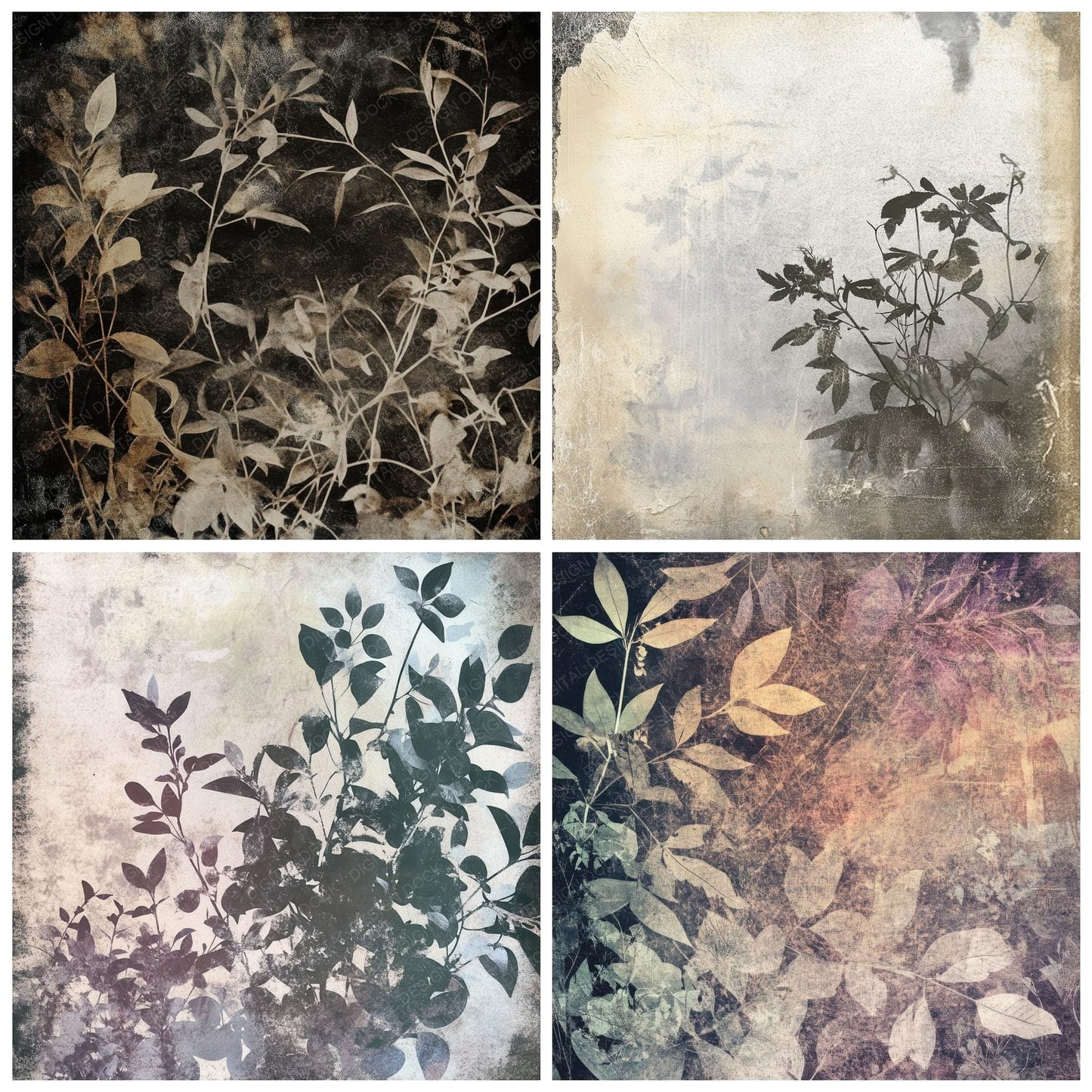 Worn Film Negative Background Digital Paper Pack (DDD004471)