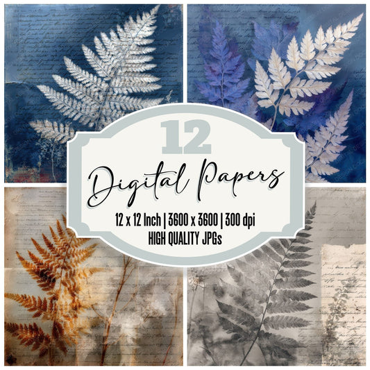 Xray Fern Entry Digital Paper Pack (DDD004483)