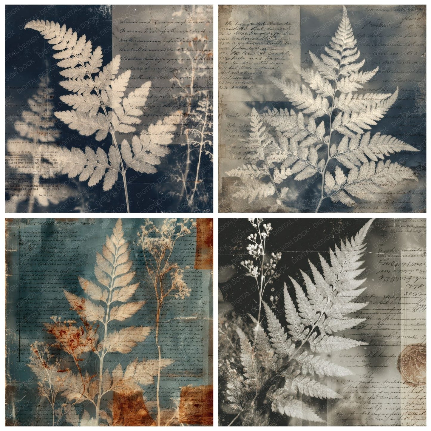 Xray Fern Entry Digital Paper Pack (DDD004483)