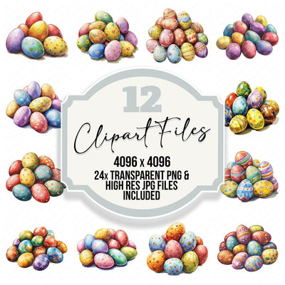 Easter Egg Pile Clipart Set (DDD005156)