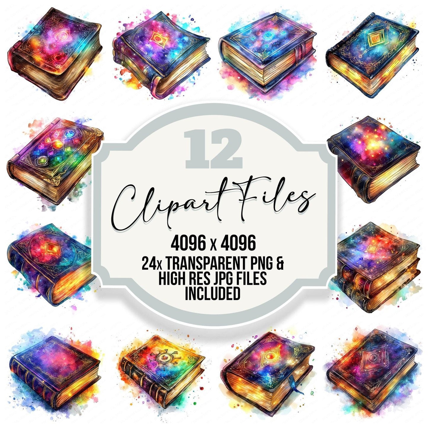 Enchanted Magical Book Clipart Set (DDD005176)