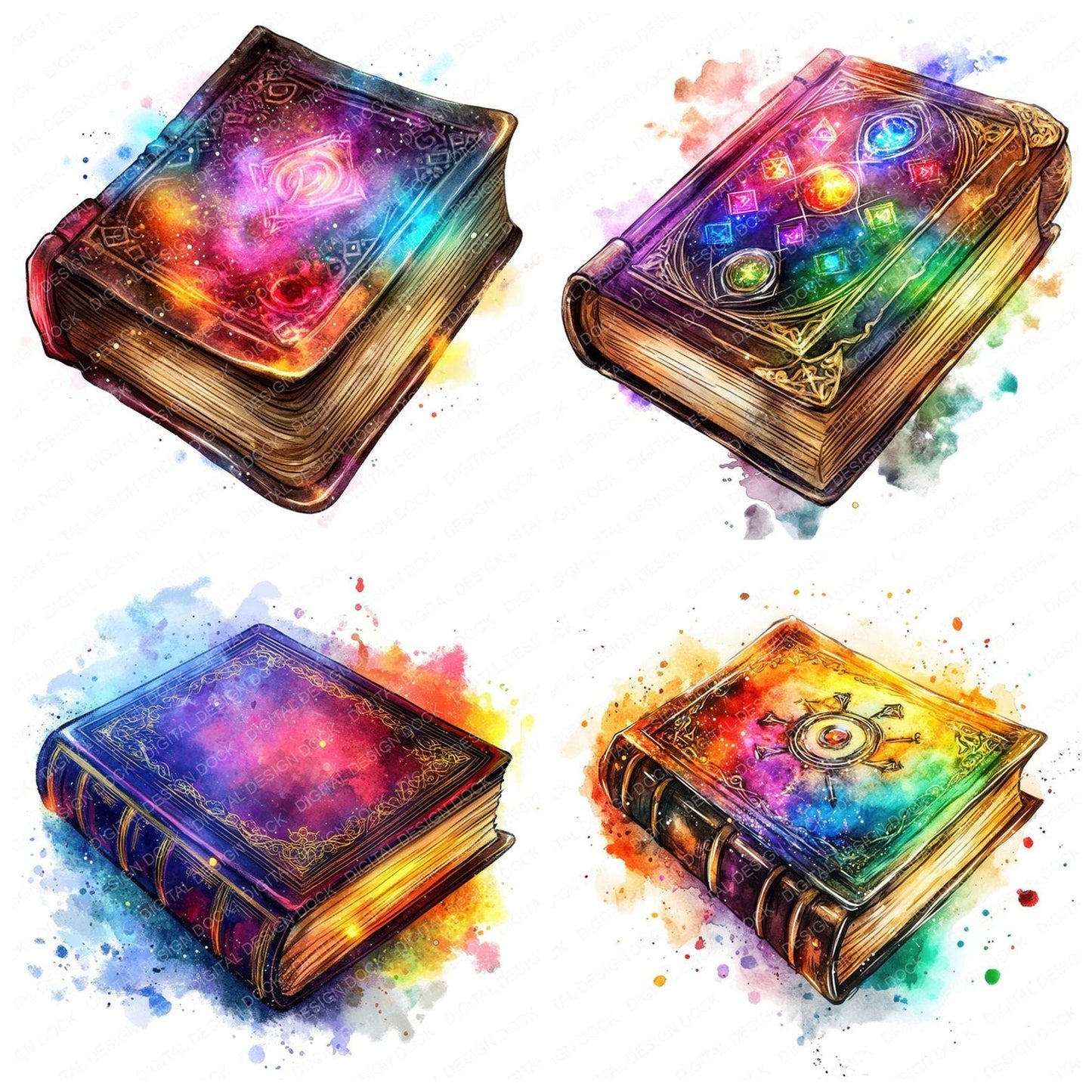 Enchanted Magical Book Clipart Set (DDD005176)