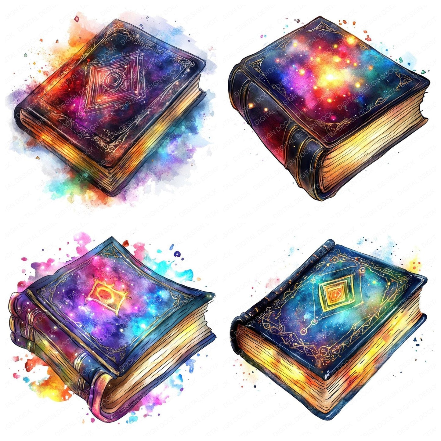 Enchanted Magical Book Clipart Set (DDD005176)