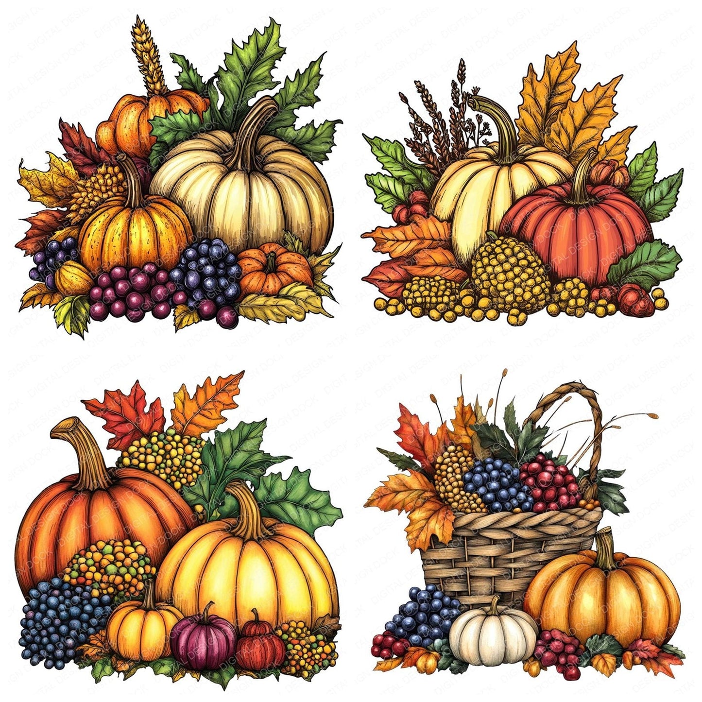 Harvest Festival Clipart Set (DDD005817)