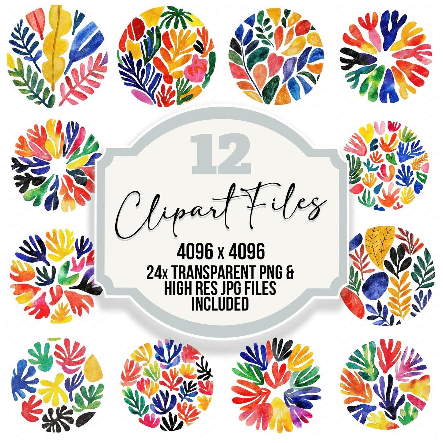 Matisse Shapes Clipart Set (DDD006027)