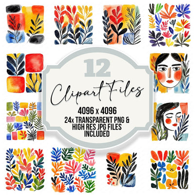 Matisse Shapes Clipart Set (DDD006028)
