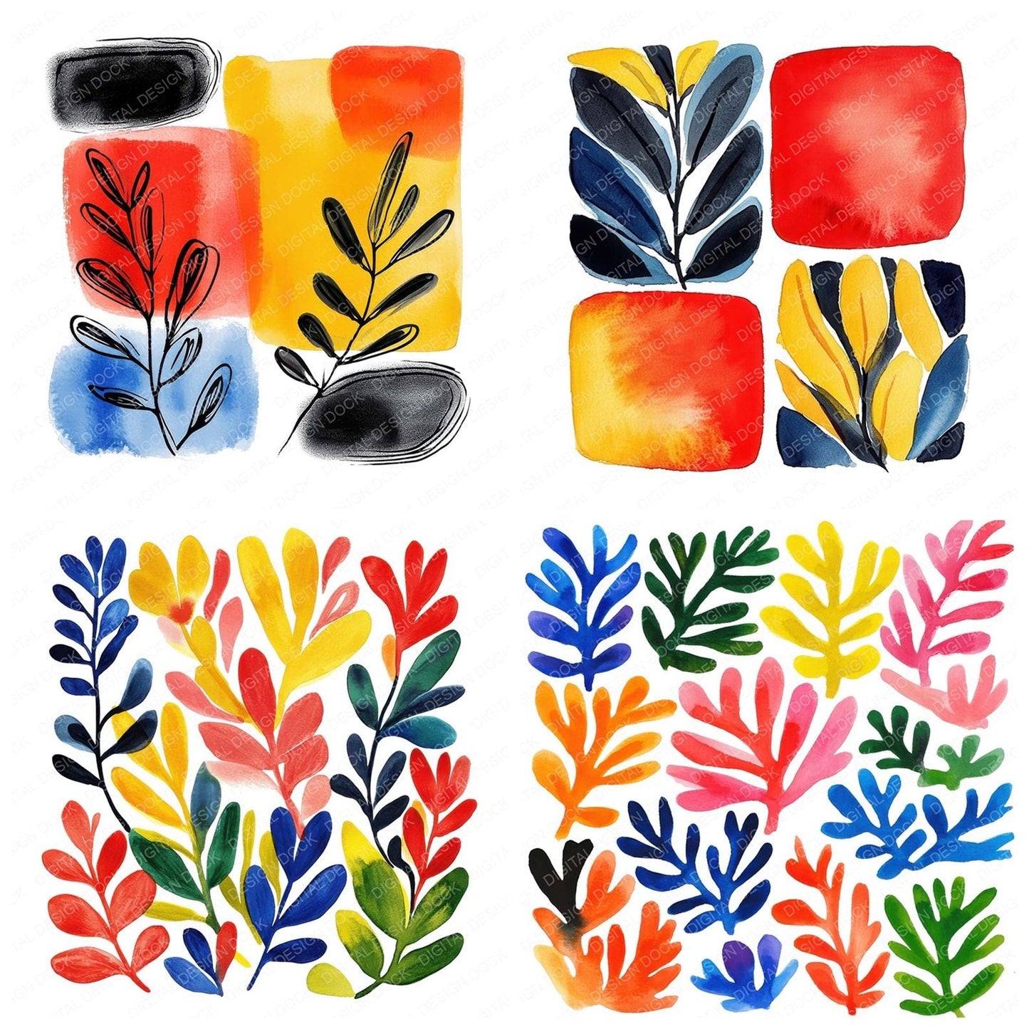 Matisse Shapes Clipart Set (DDD006028)