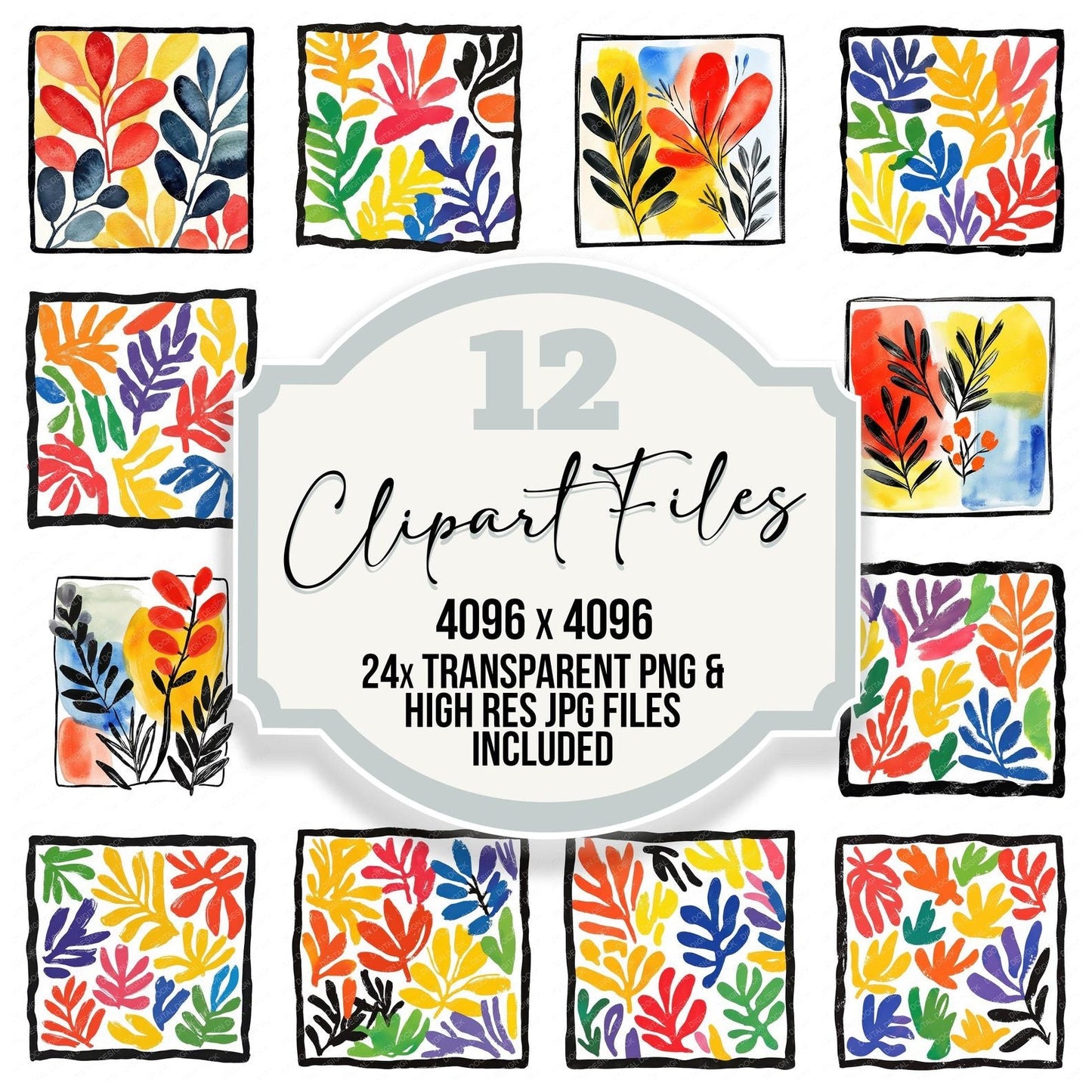 Matisse Shapes Clipart Set (DDD006029)