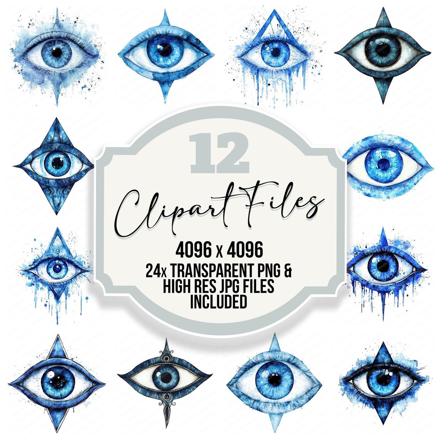 The Evil Eye Clipart Set (DDD006747)