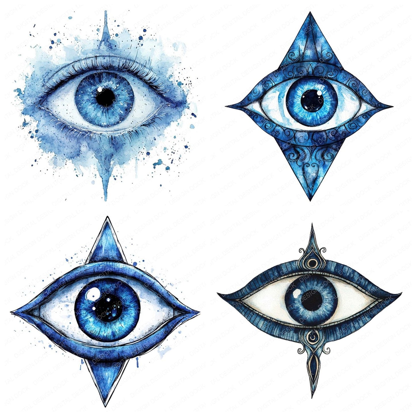 The Evil Eye Clipart Set (DDD006747)