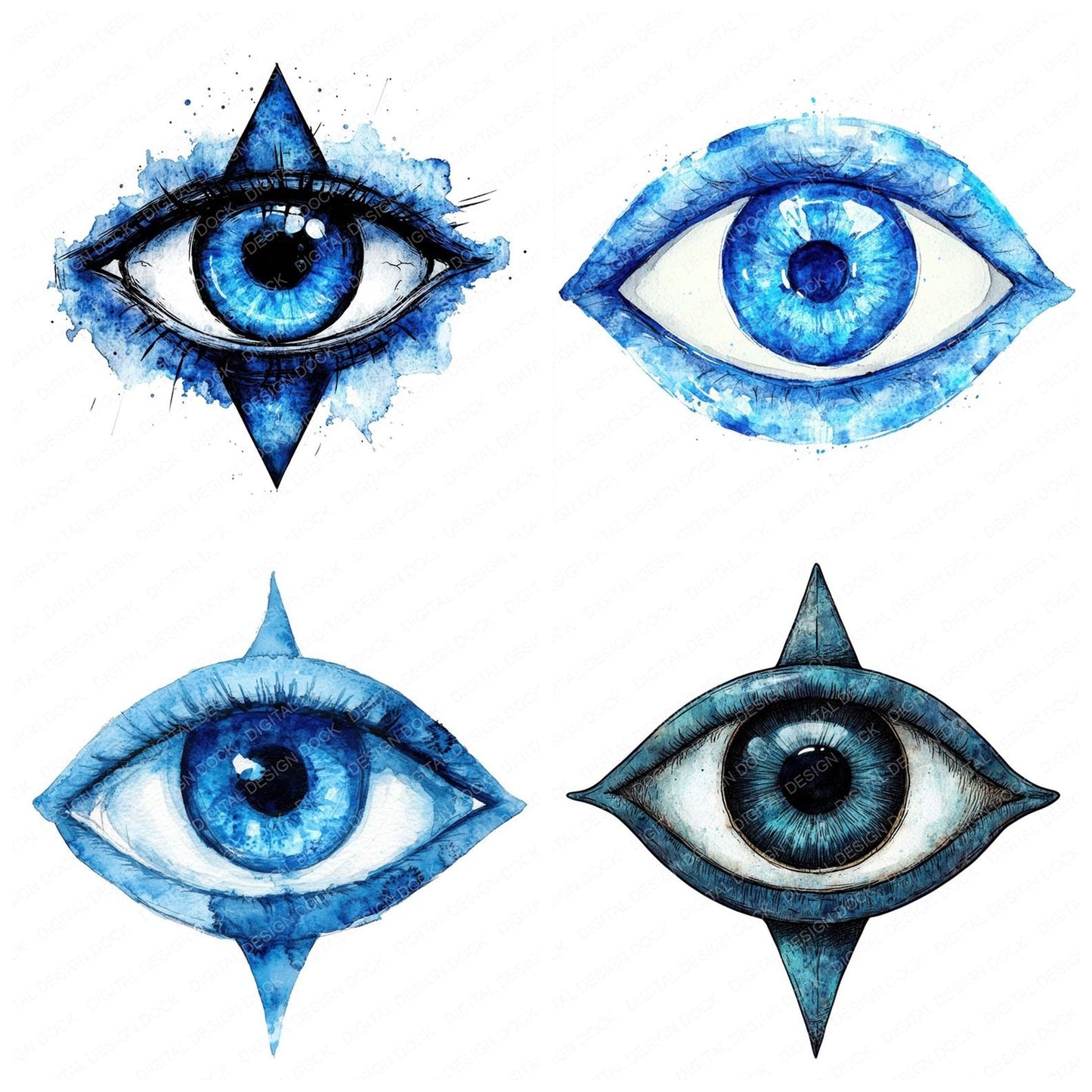 The Evil Eye Clipart Set (DDD006747)