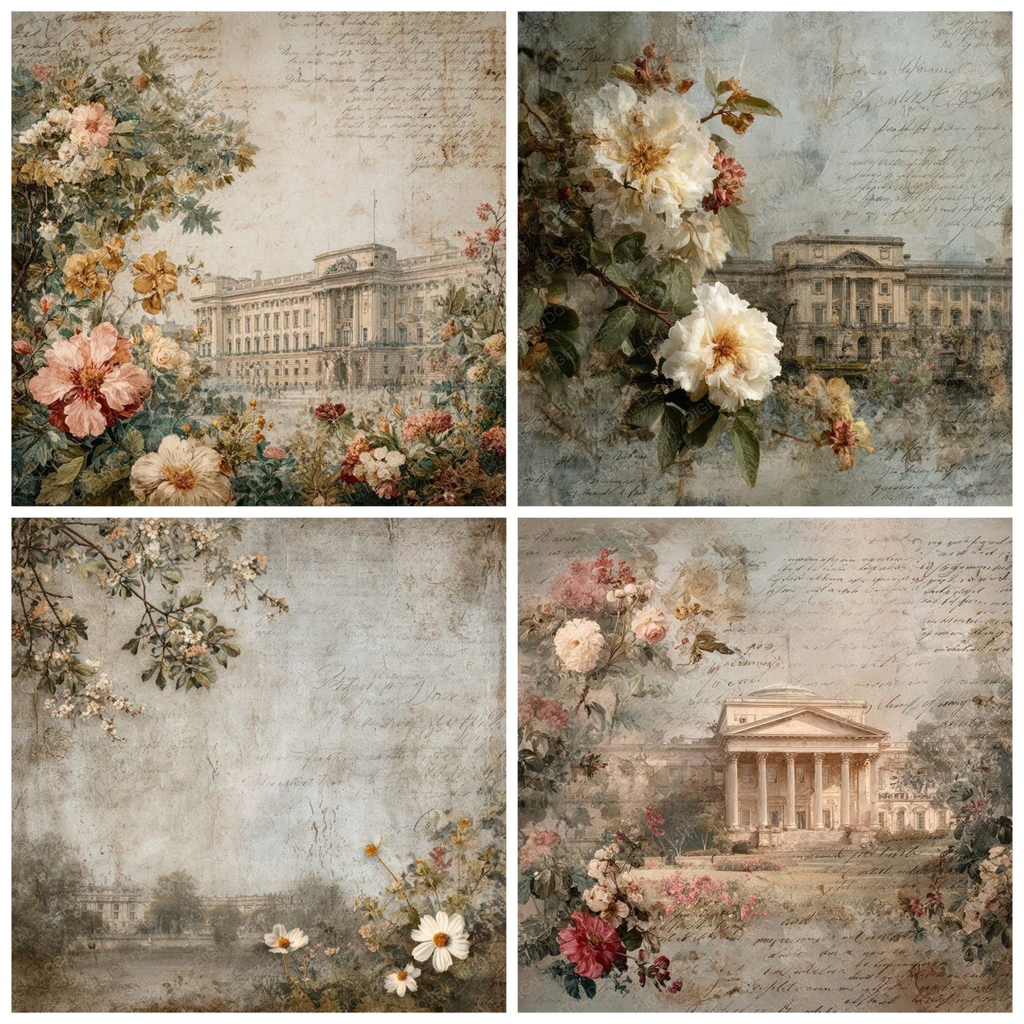 London Heritage Landmark Buckingham Palace Digital Paper Pack (DDD007800)