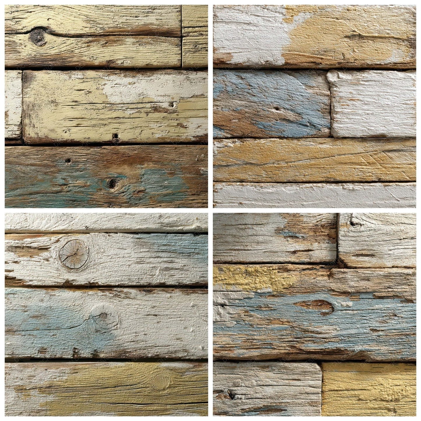 Lemon Wash Wood Panels Digital Paper Pack (DDD007876)