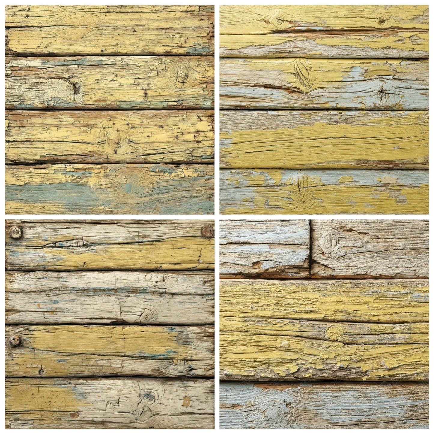 Lemon Wash Wood Panels Digital Paper Pack (DDD007876)