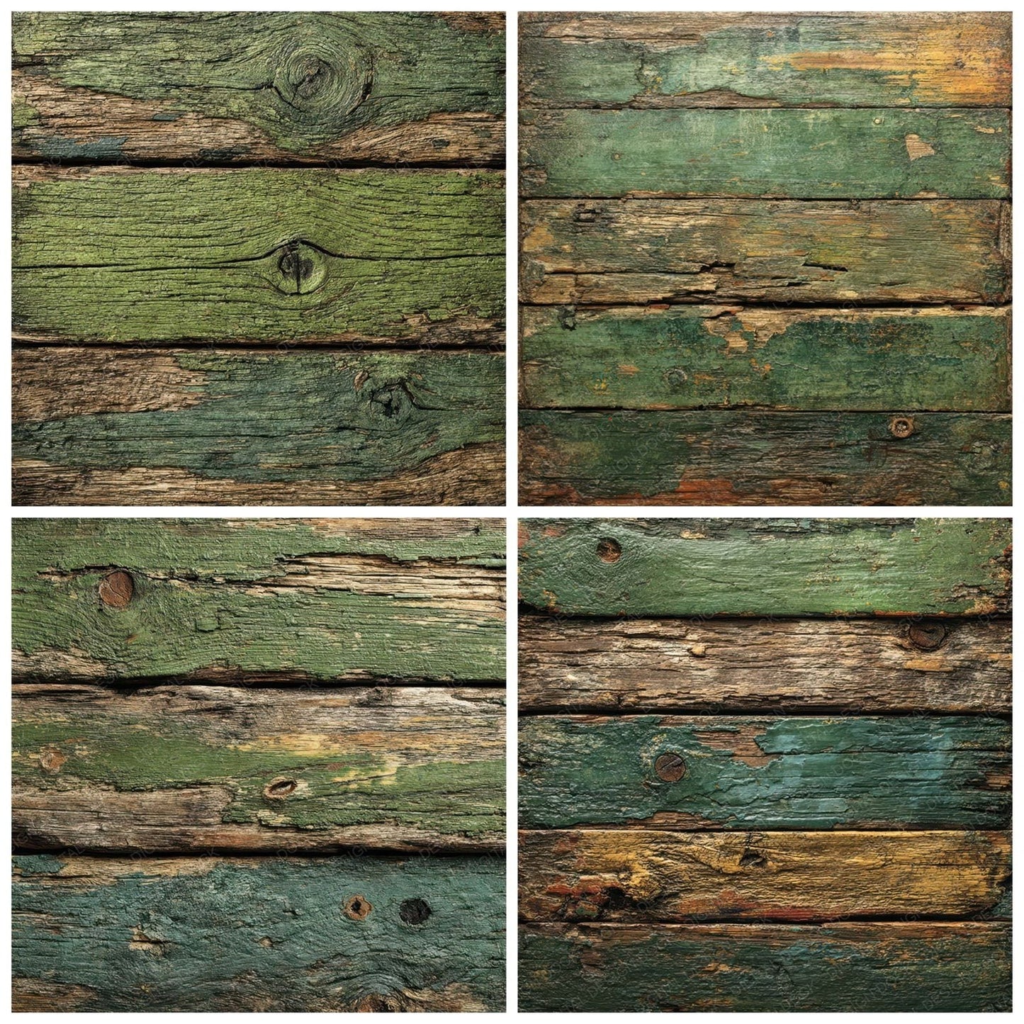 Olive Washed Wood Panels Digital Paper Pack (DDD007900)
