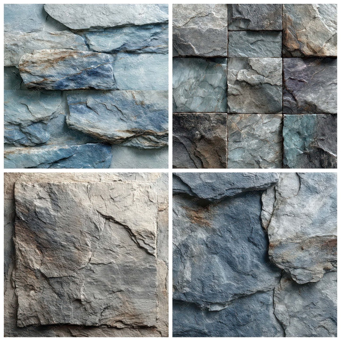 Aged Slate Surface Digital Paper Pack (DDD007913)