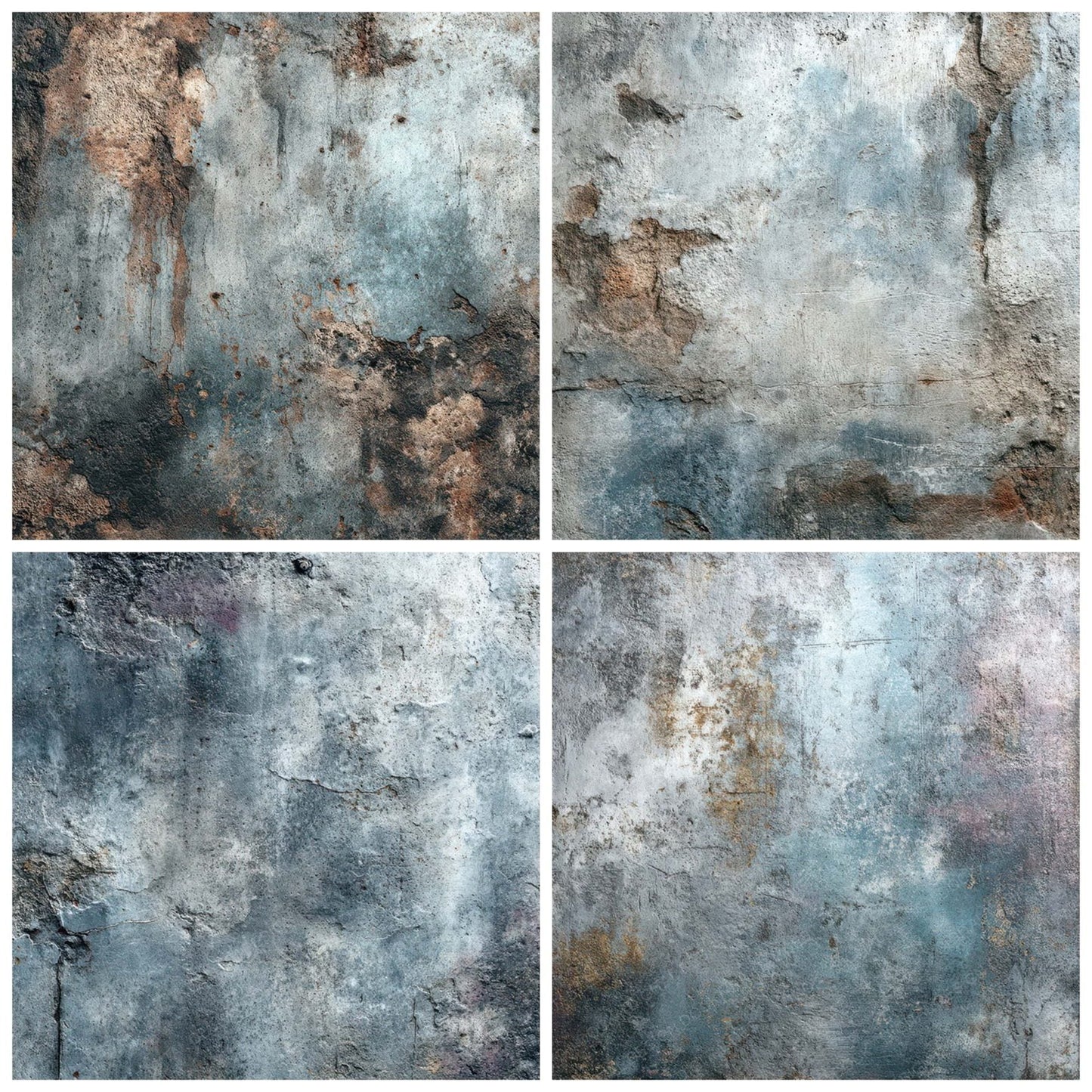 Aged Zinc Surface Digital Paper Pack (DDD007914)