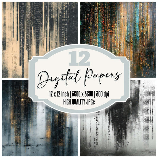 Data Stream Overload Digital Paper Pack (DDD007917)