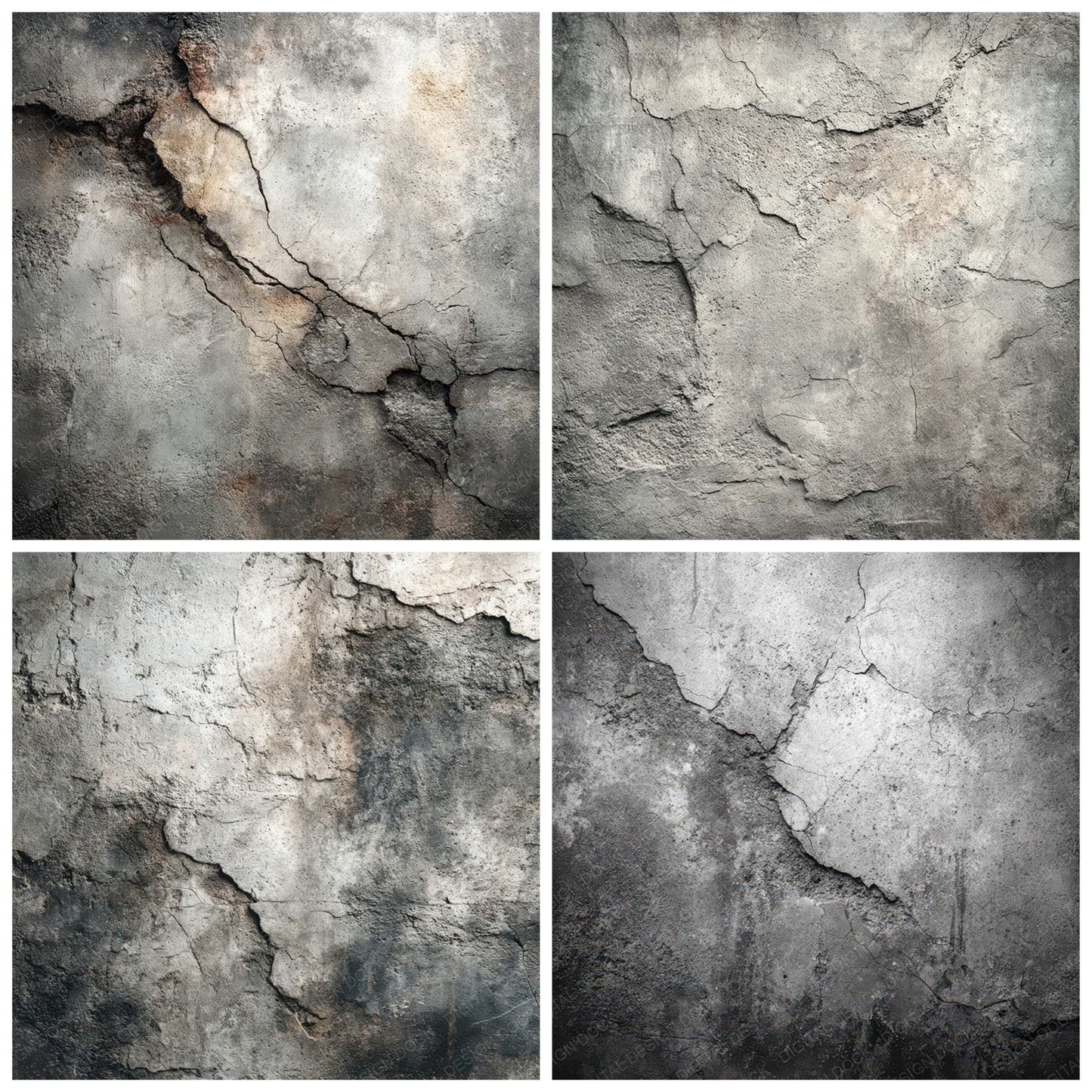 Worn Concrete Floor Digital Paper Pack (DDD007925)