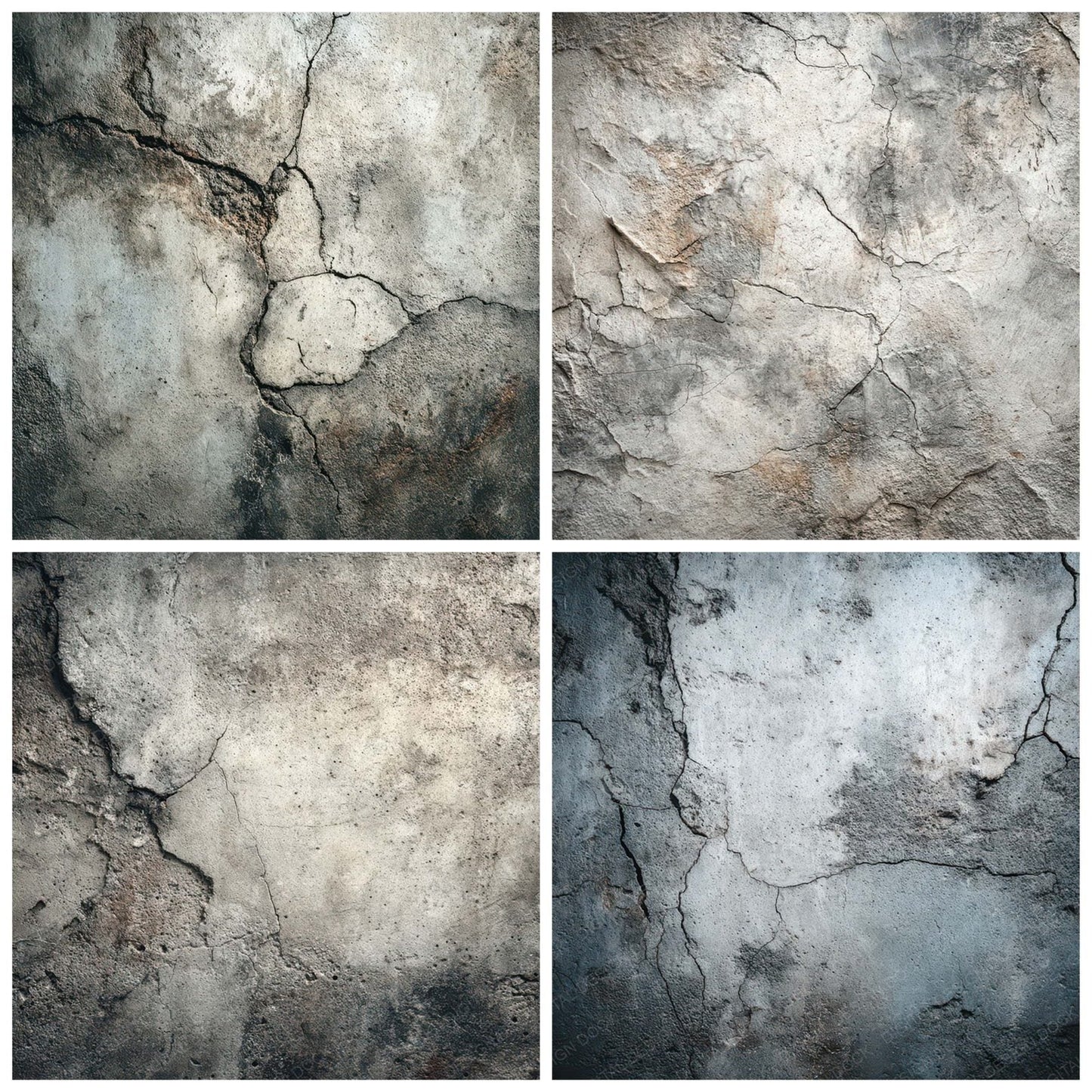 Worn Concrete Floor Digital Paper Pack (DDD007925)