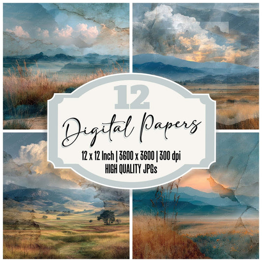 Meadow Scenic Depth Digital Paper Pack (DDD007938)