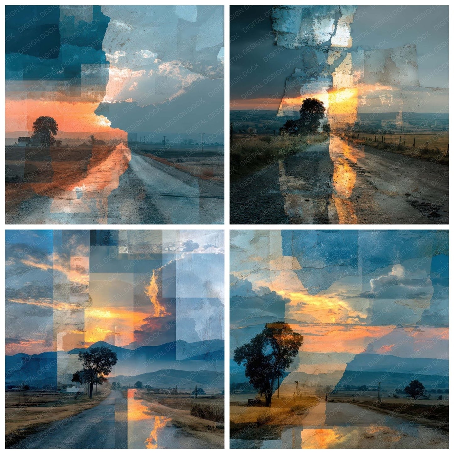 Open Road Scenic Digital Paper Pack (DDD007942)
