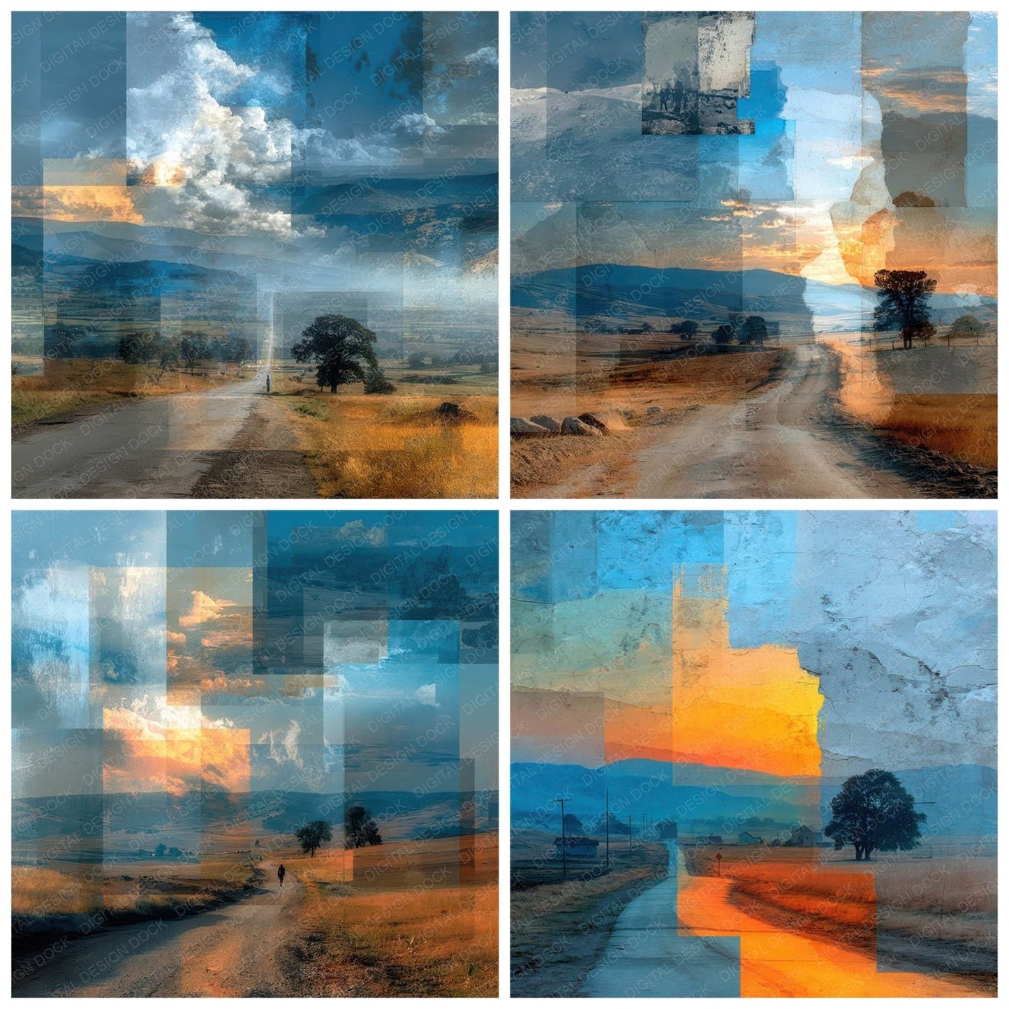 Open Road Scenic Digital Paper Pack (DDD007942)