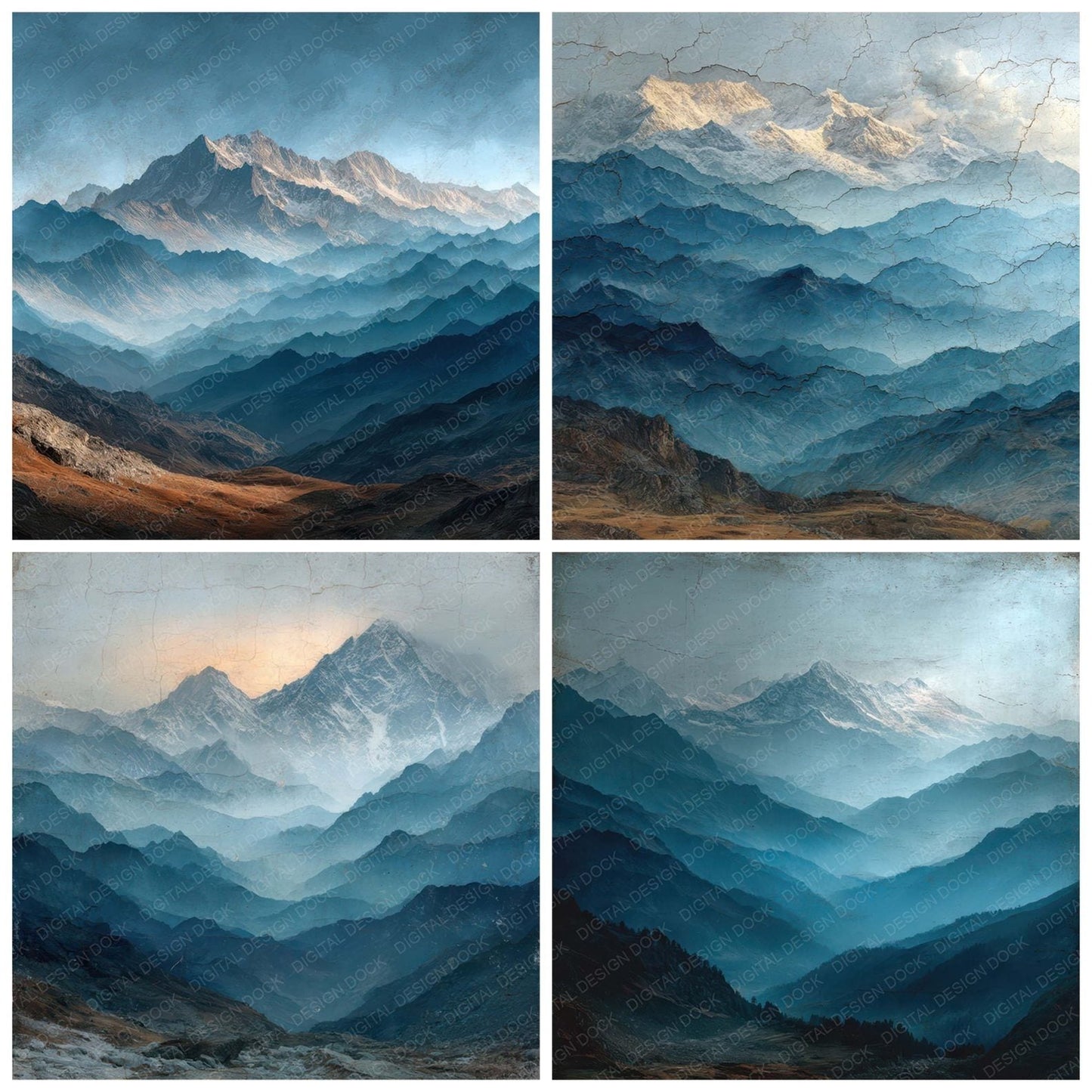 Alpine Scenic Layers Digital Paper Pack (DDD007948)