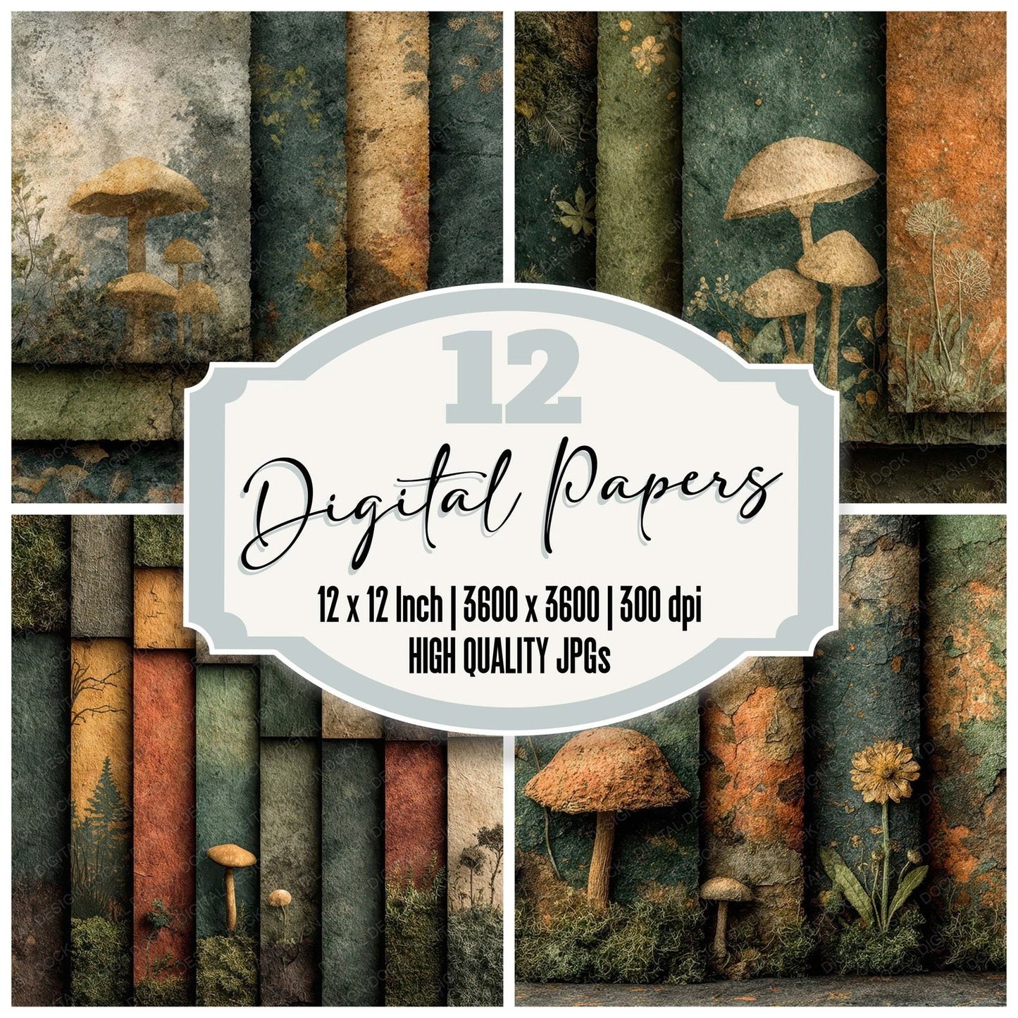 Goblin Forest Layers Digital Paper Pack (DDD007976)