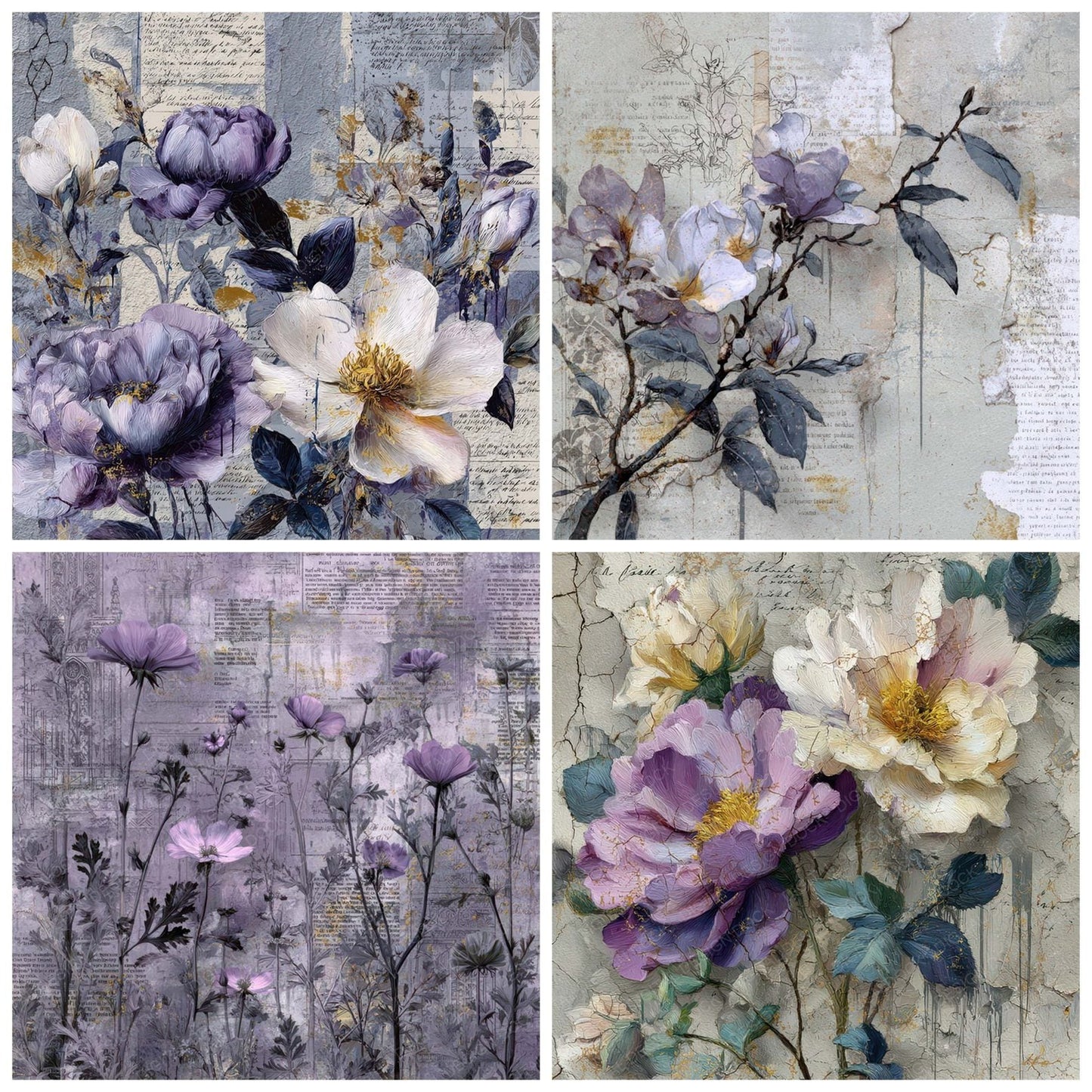 Lavender Cathedral Layers Digital Paper Pack (DDD007993)