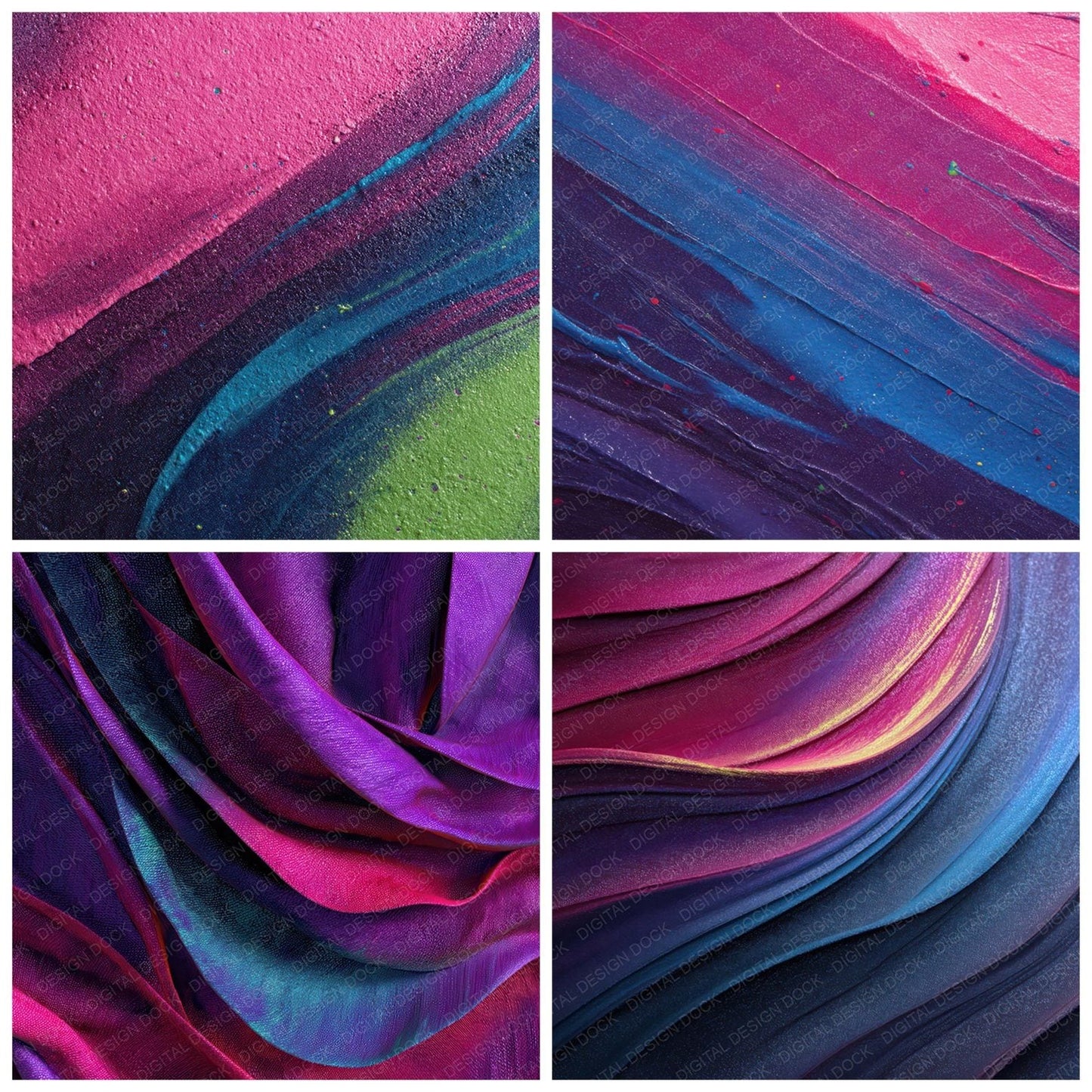 Elastic Colour Warp Digital Paper Pack (DDD008036)