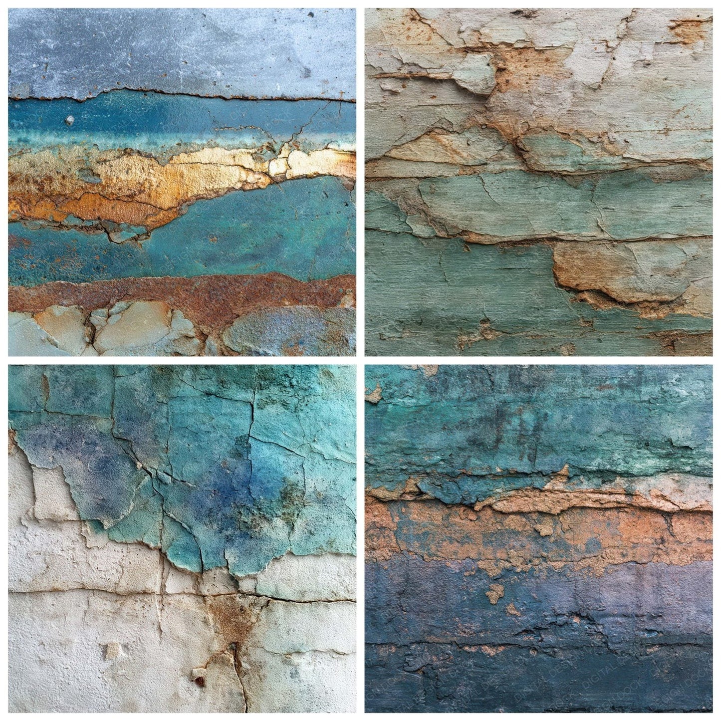 Pigment Archaeology Layers Digital Paper Pack (DDD008044)
